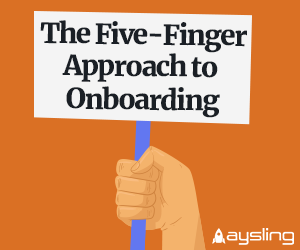 The Five-Finger Approach to Onboarding